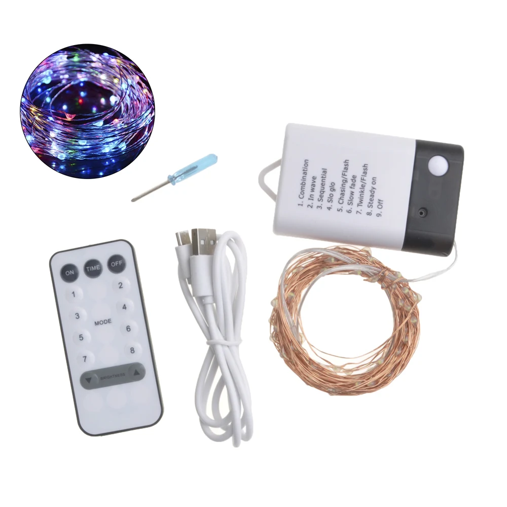 100 LED Fairy Lights 10m Copper Wire USB Curtain Light For Bedroom Indoor Outdoor Wedding Dorm Decor
100 LED Fairy Lights 10m Copper Wire USB Curtain Light For Bedroom Indoor Outdoor Wedding Dorm Decor