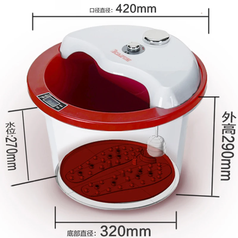Foot-soaking Bucket Plastic Non-electric Constant Temperature Heating Foot-washing Basin Over Calf Foot Bath Bucket Art
Foot-soaking Bucket Plastic Non-electric Constant Temperature Heating Foot-washing Basin Over Calf Foot Bath Bucket Art