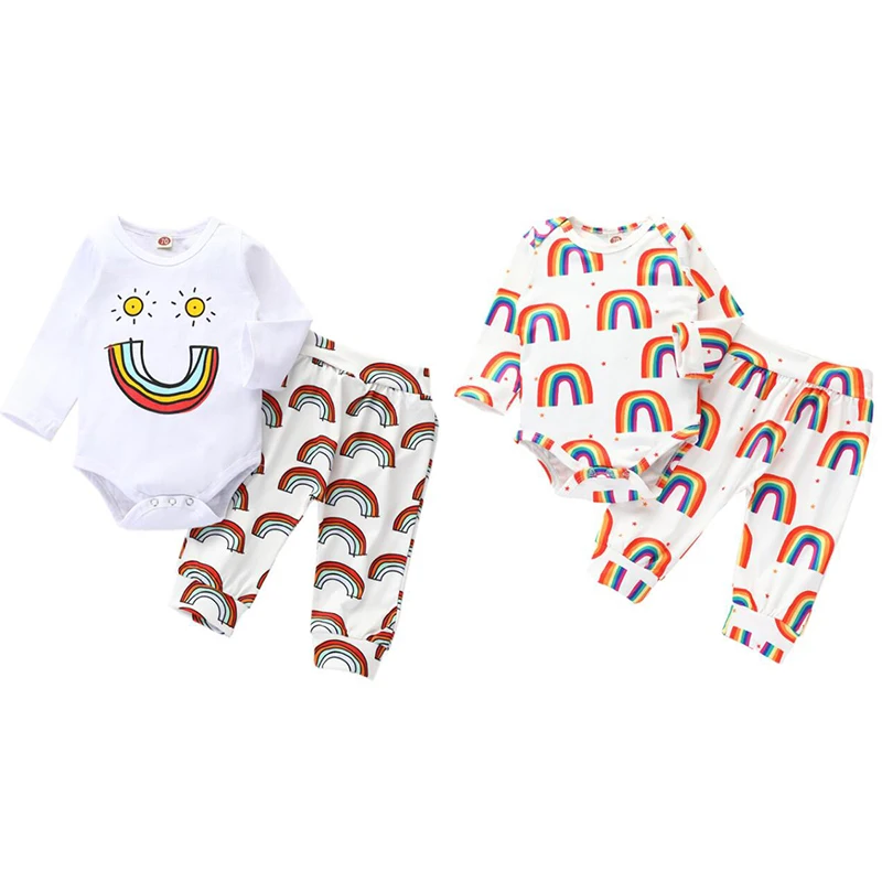 Комбинезон Emmababy с длинным рукавом для новорожденных девочек, 2 шт., весенне-осенняя одежда, комплект с радугой, модные брюки для девочек 0-24 ме...
Комбинезон Emmababy с длинным рукавом для новорожденных девочек, 2 шт., весенне-осенняя одежда, комплект с радугой, модные брюки для девочек 0-24 ме...