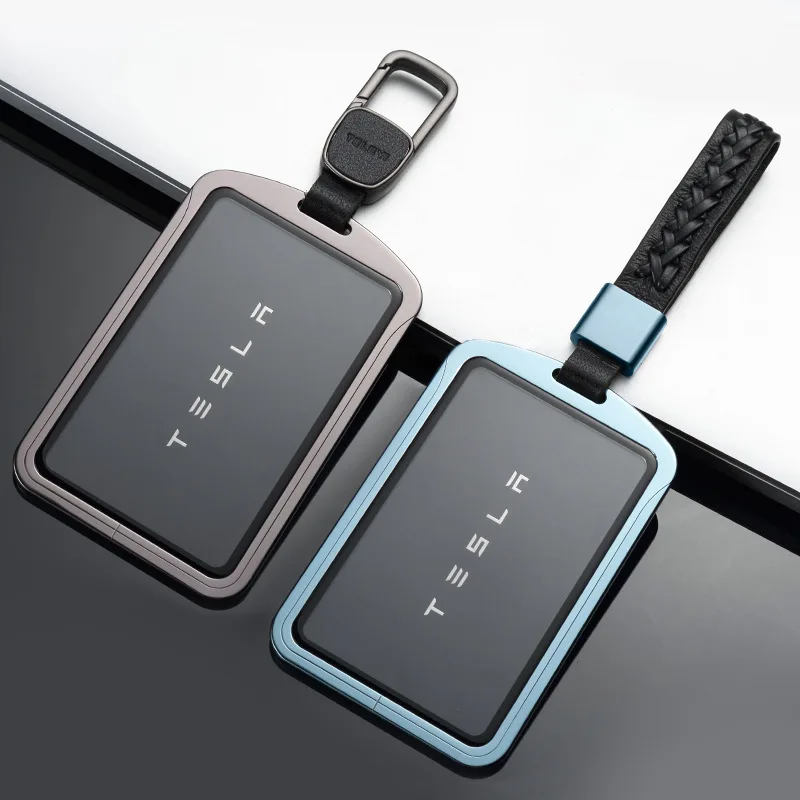 Card Case For Tesla Model 3 Y Card Bag Key Chain Shell Aluminium Alloy Protective Prevent Bending Accessories Buckle Clip Rings
Card Case For Tesla Model 3 Y Card Bag Key Chain Shell Aluminium Alloy Protective Prevent Bending Accessories Buckle Clip Rings