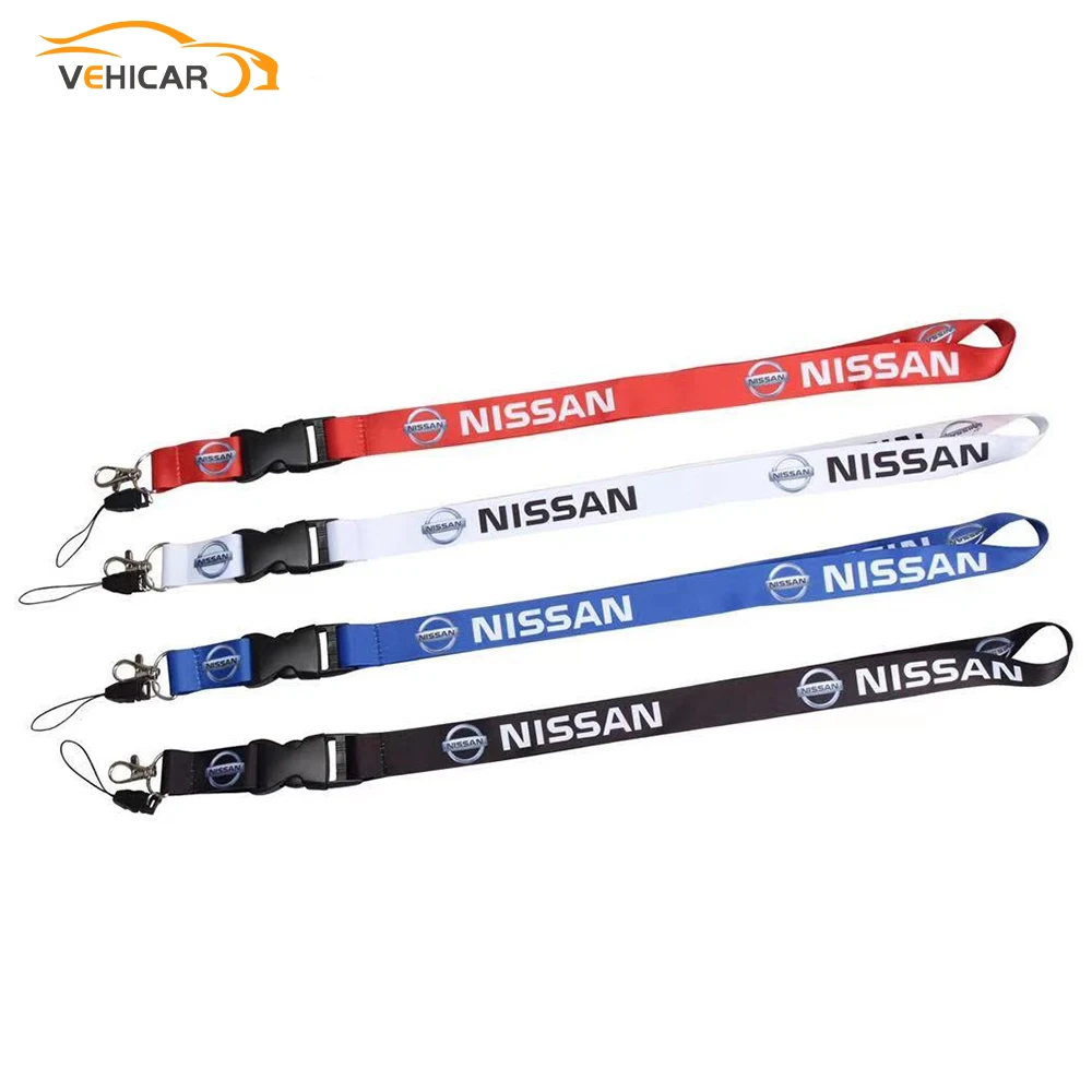 Автомобильный шейный ремешок для автомобиля брелок шнурок ключей NISSAN телефонные