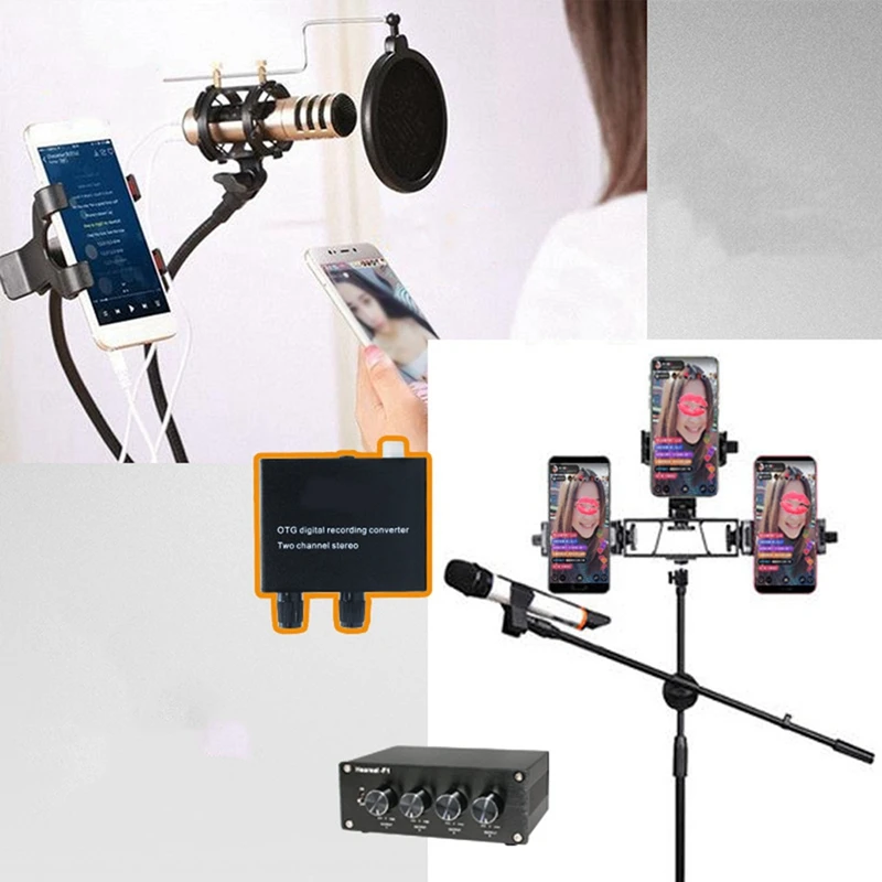 HOT-Heareal Mobile Phone Live Input o Recording Sound Card Converter Suitable for Android OTG Anchor Two-Channel Recording
HOT-Heareal Mobile Phone Live Input o Recording Sound Card Converter Suitable for Android OTG Anchor Two-Channel Recording