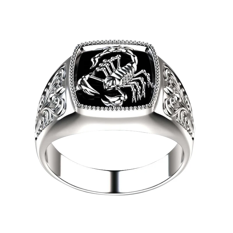 New Creative Scorpio Embossed Rings for Men Silver Color Poisonous Scorpion Anniversary Ring Jewelry Accessories
New Creative Scorpio Embossed Rings for Men Silver Color Poisonous Scorpion Anniversary Ring Jewelry Accessories