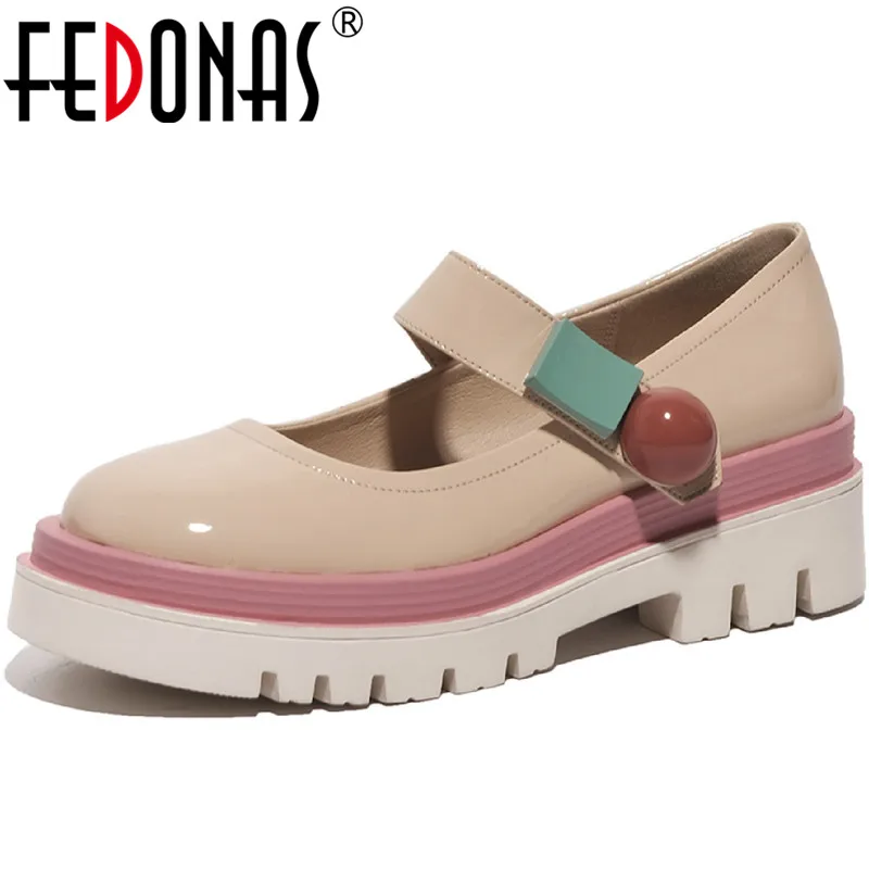 FEDONAS/милые женские туфли Mary jane из натуральной кожи ручной работы; Осенние туфли-лодочки на платформе и толстом каблуке; Женские туфли на свад...
FEDONAS/милые женские туфли Mary jane из натуральной кожи ручной работы; Осенние туфли-лодочки на платформе и толстом каблуке; Женские туфли на свад...