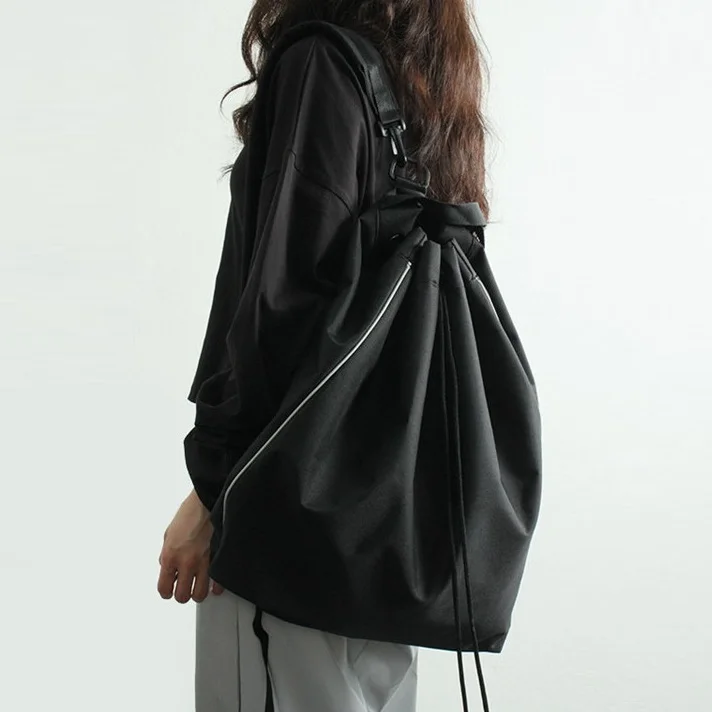Korean Multi-function Drawstring Bucket Bag for Women Backpack Large Capacity Waterproof Nylon Backpacks Travel Shoulder Bags
Korean Multi-function Drawstring Bucket Bag for Women Backpack Large Capacity Waterproof Nylon Backpacks Travel Shoulder Bags