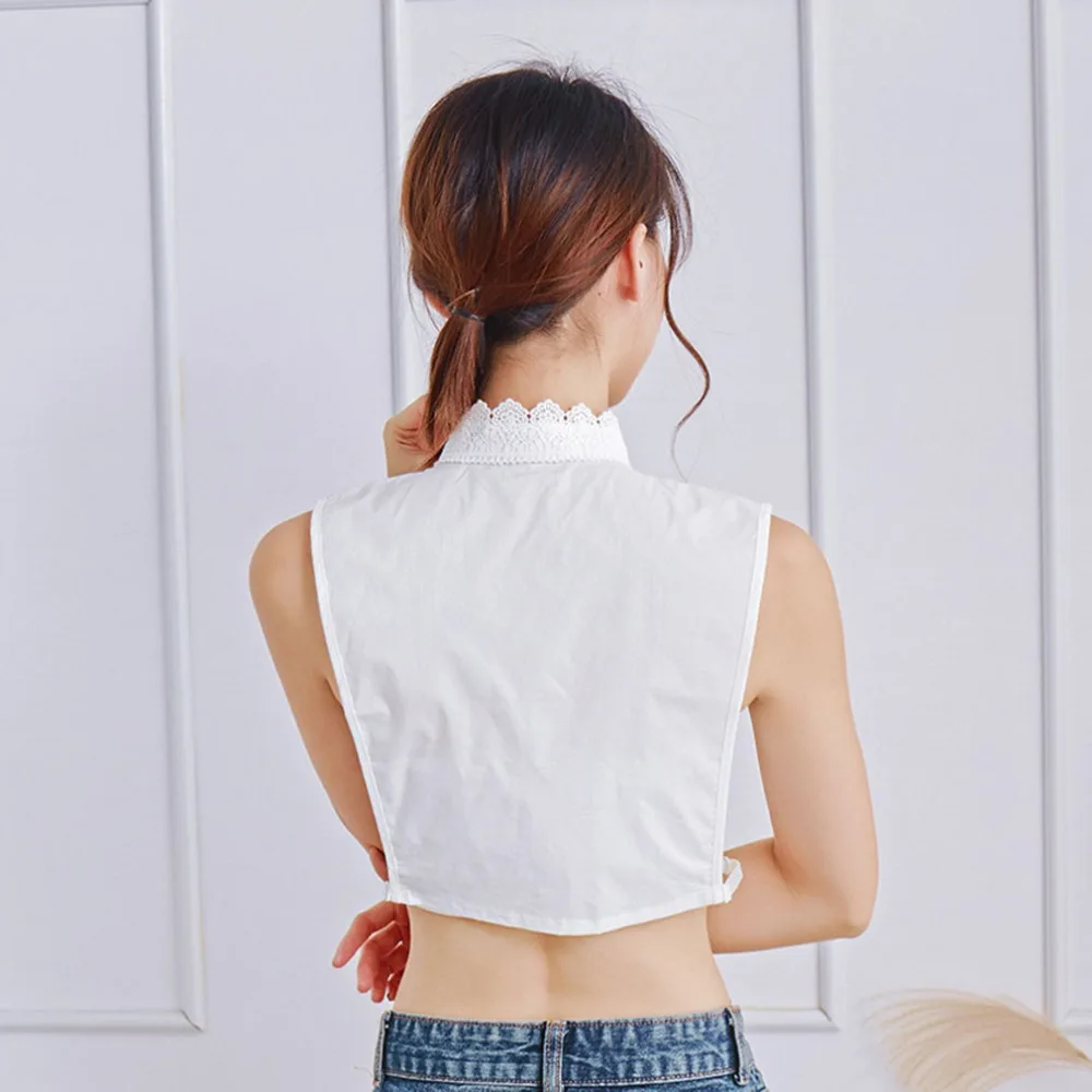Shirt Fake Collar White & Black Tie Vintage Detachable Collar False Collar Lapel Blouse Women Clothes Accessories Valse Kraag
Shirt Fake Collar White & Black Tie Vintage Detachable Collar False Collar Lapel Blouse Women Clothes Accessories Valse Kraag
