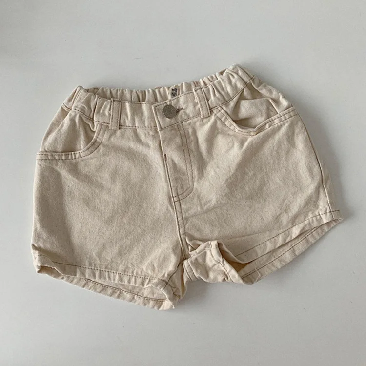 Children's Korean new summer shorts boys and girls loose-fitting simple set of solid-color casual shorts
Children's Korean new summer shorts boys and girls loose-fitting simple set of solid-color casual shorts