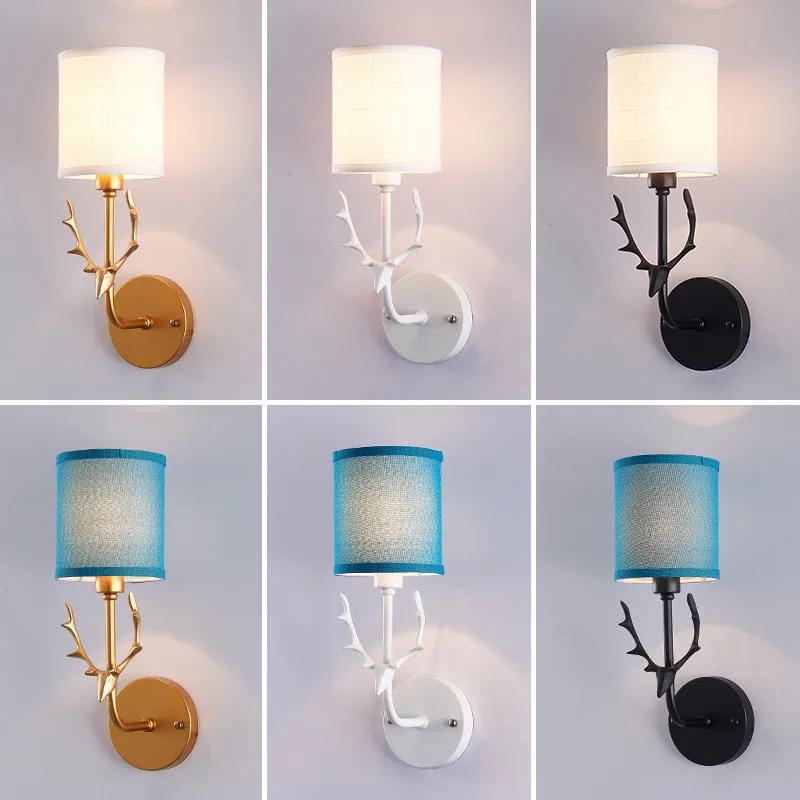 Nordic Bed Side E14 Led Wall Lamp Fabric Shades Led Wall Scones Painted Black White Gold Metal Wall Lighting Fixtures Lamparas
Nordic Bed Side E14 Led Wall Lamp Fabric Shades Led Wall Scones Painted Black White Gold Metal Wall Lighting Fixtures Lamparas