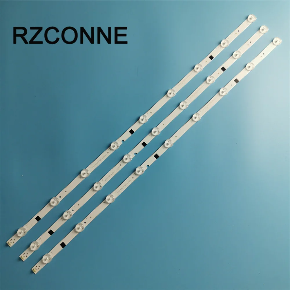 32 ''63 см * 1,7 см 9 светодиодов 27 в подсветка ТВ панели лампы светодиодные ленты с оптической линзой Fliter Новый 6 шт./лот