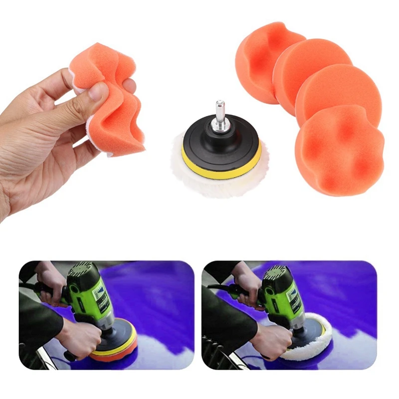 8Pcs/Set Car Sponge Polishing Pad Set 5 Inch Buffing Waxing Pad For Boat Car Polisher Buffer Drill Wheel Polisher Tools
8Pcs/Set Car Sponge Polishing Pad Set 5 Inch Buffing Waxing Pad For Boat Car Polisher Buffer Drill Wheel Polisher Tools