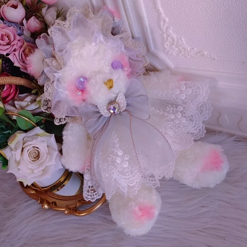 Handmade Japanese Lolita Crossbody Messenger Shoulder Bag Kawaii Cute Ruffled Lace Bow Rabbit Bunny Satchel Handbag Plush Toys
Handmade Japanese Lolita Crossbody Messenger Shoulder Bag Kawaii Cute Ruffled Lace Bow Rabbit Bunny Satchel Handbag Plush Toys
