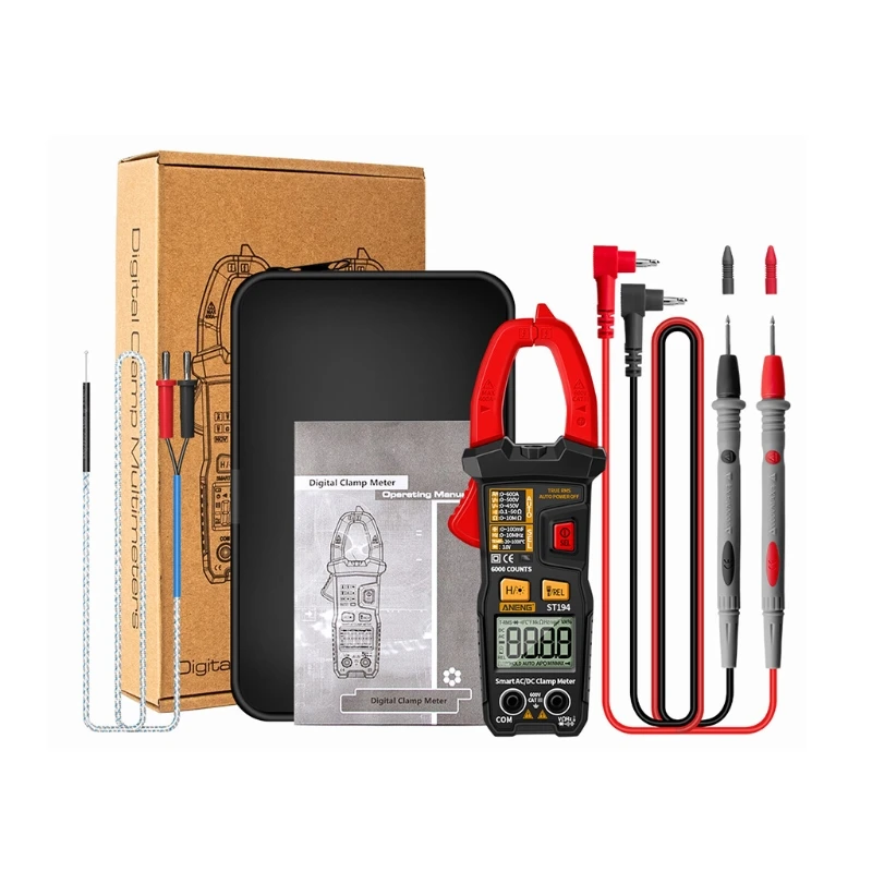 New Hot A-neng ST194 Multimeter Clamp Meter Digital 6000 Count New
New Hot A-neng ST194 Multimeter Clamp Meter Digital 6000 Count New