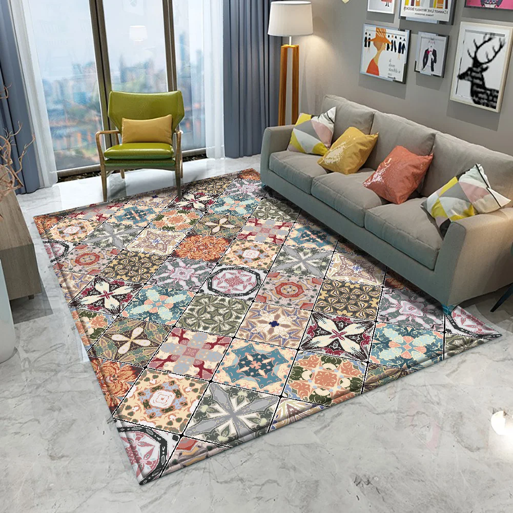 Non-slip Mandala Style Floral Pattern Rug Floor Mat Living Room Balcony Bathroom Kitchen Living Room Bedroom Carpet
Non-slip Mandala Style Floral Pattern Rug Floor Mat Living Room Balcony Bathroom Kitchen Living Room Bedroom Carpet