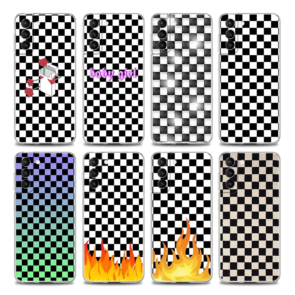 Black And White Chess Board Clear Phone Case for Samsung S9 S10 4G S10e Plus S20 S21 Plus Ultra FE 5G M51 M31 S M21 Soft Silicon
Black And White Chess Board Clear Phone Case for Samsung S9 S10 4G S10e Plus S20 S21 Plus Ultra FE 5G M51 M31 S M21 Soft Silicon