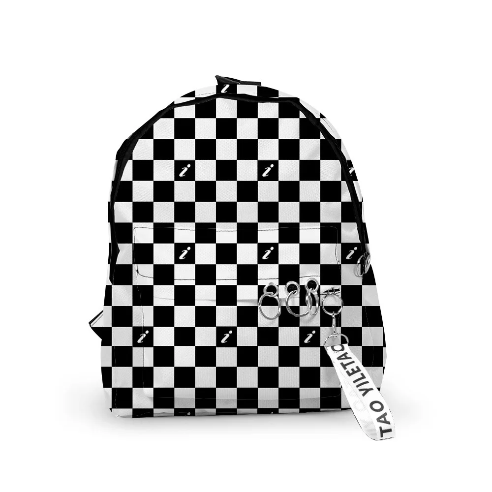 Luxury Backpacks School Bags Black and white 3D Oxford Waterproof Key Chain Accessories Children Teenager Boys Girls Small Bags
Luxury Backpacks School Bags Black and white 3D Oxford Waterproof Key Chain Accessories Children Teenager Boys Girls Small Bags