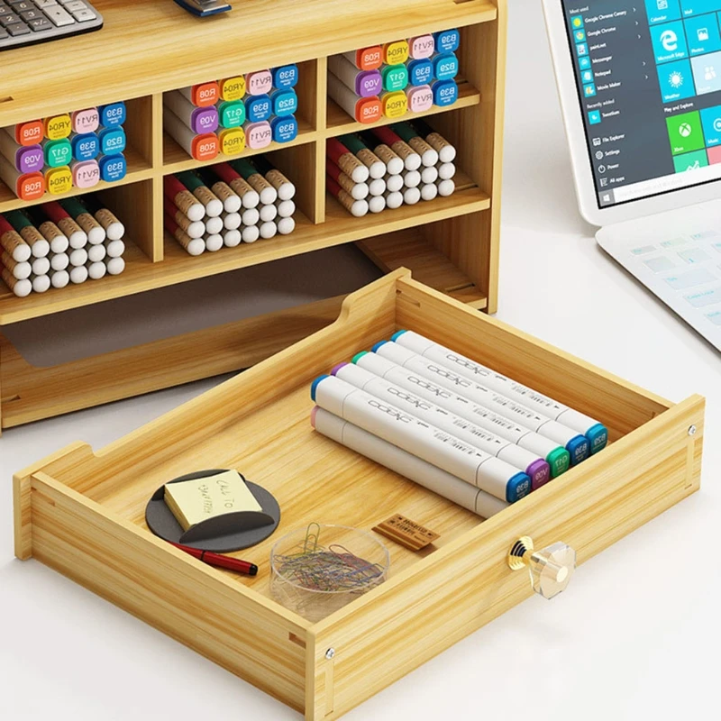 Multi-function Marker Pen Pencils Storage Holder Sundries Organizer Office School Wooden Stand Stationery Container Retailsale
Multi-function Marker Pen Pencils Storage Holder Sundries Organizer Office School Wooden Stand Stationery Container Retailsale