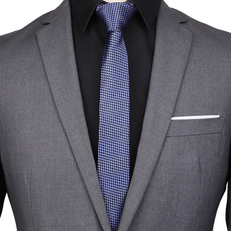Фото Новый галстук 5 см мужской тонкий повседневный модный | Аксессуары для одежды