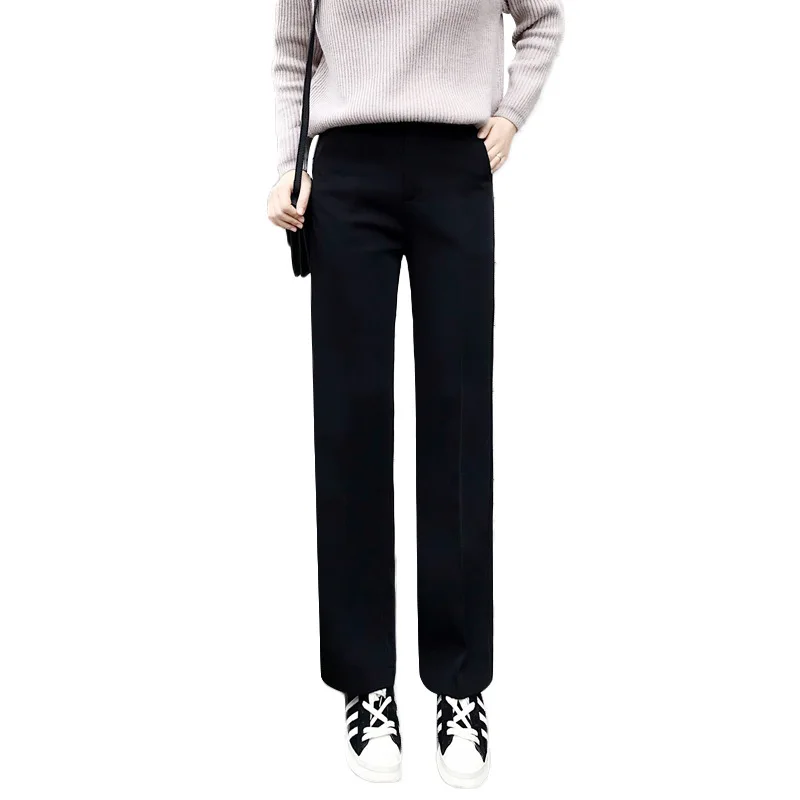Mop Trousers Women Baggy Straight Trousers Casual Wide-Leg Pants High Waist Winter New Vertical Suit Pants
Mop Trousers Women Baggy Straight Trousers Casual Wide-Leg Pants High Waist Winter New Vertical Suit Pants