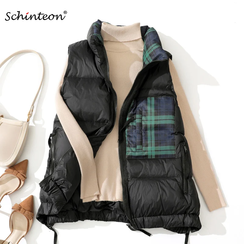 2021 New Women Autumn Winter Down Vest 90% White Duck Down Jacket Ladies Casual Short Coat Female Vintage Waistcoat
2021 New Women Autumn Winter Down Vest 90% White Duck Down Jacket Ladies Casual Short Coat Female Vintage Waistcoat