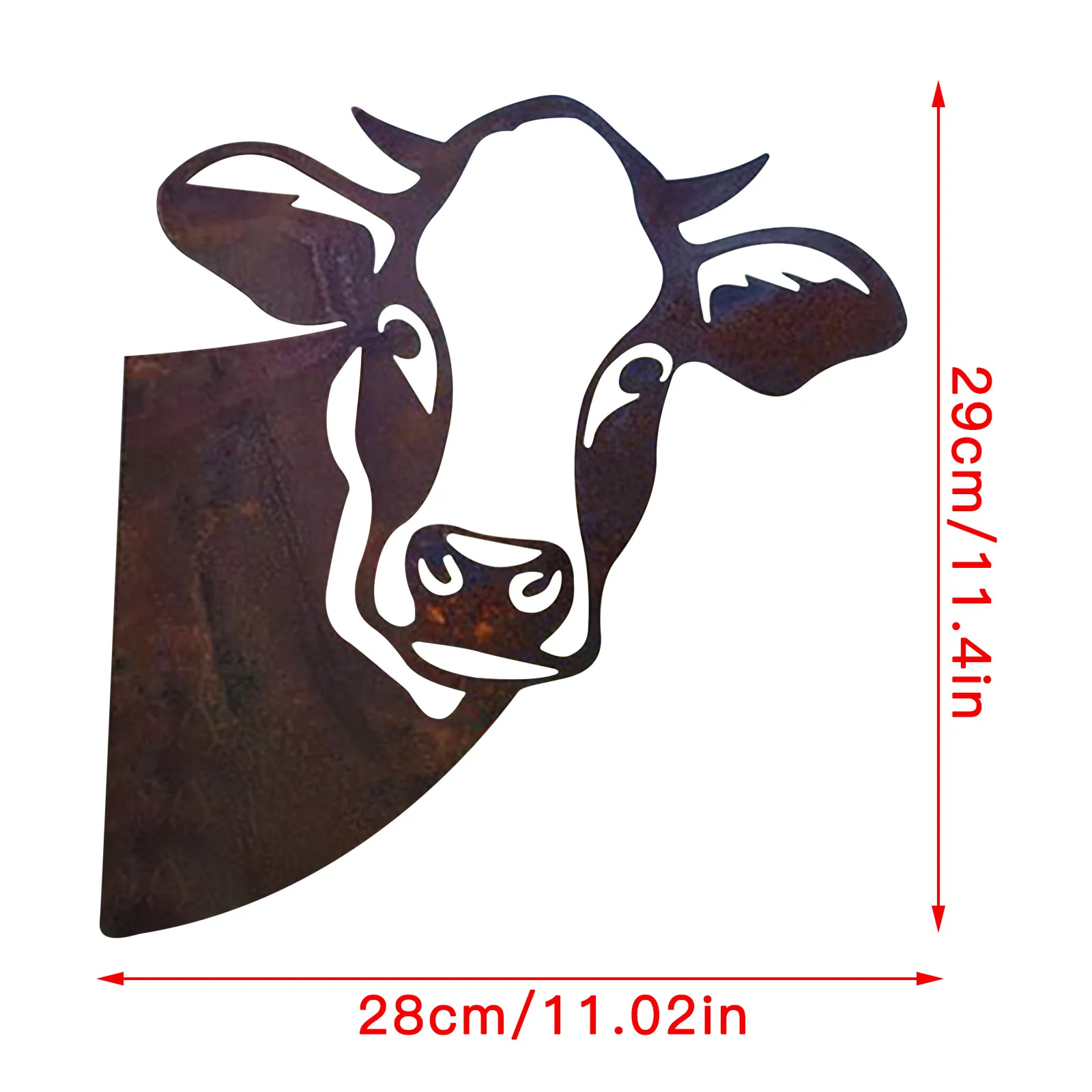 Iron Cattle Silhouette Ornament, Farms Peep at Cattle Metal Pendant Decorative, Lawn Yard Balcony Porch Patio Home Decorative 
Iron Cattle Silhouette Ornament, Farms Peep at Cattle Metal Pendant Decorative, Lawn Yard Balcony Porch Patio Home Decorative