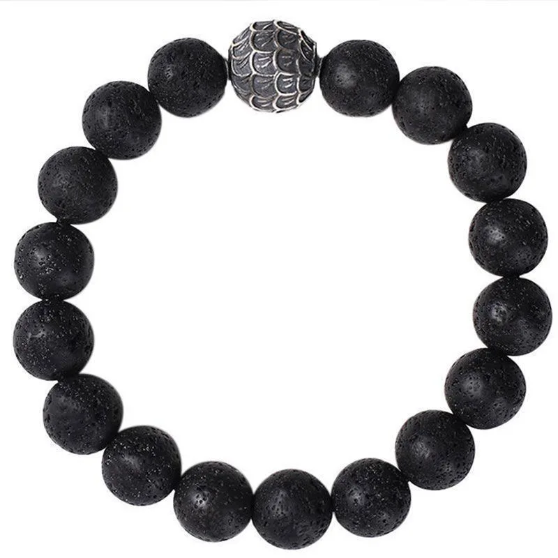 Classic 2020 Erkek Bileklik Pulseira Feminina Men's Beads Bracelet Transfer Beaded Bracelets Obsidian Volcanic Stone Simple
Classic 2020 Erkek Bileklik Pulseira Feminina Men's Beads Bracelet Transfer Beaded Bracelets Obsidian Volcanic Stone Simple
