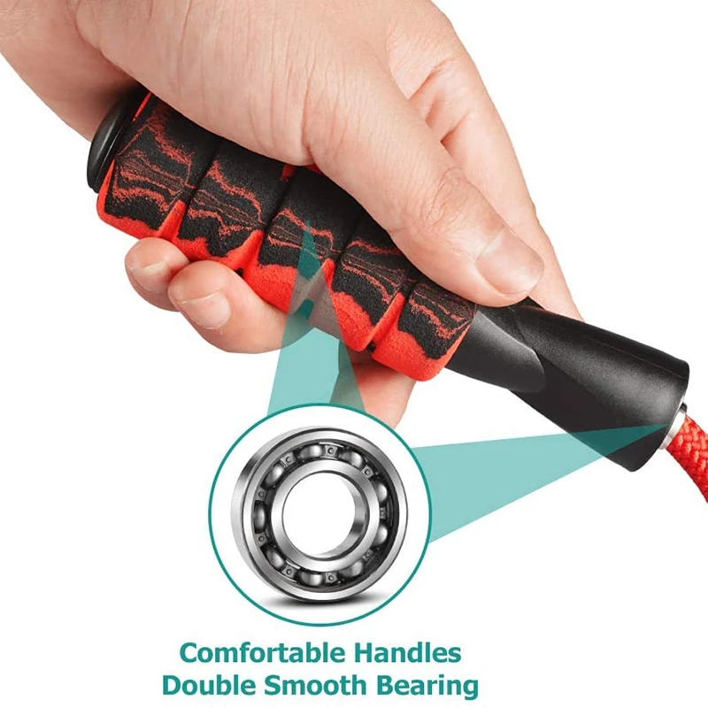 Professional Jump Rope Workout Adjustable Length for Cardio, Endurance Training, Fitness Workouts, Jumping Exercise
Professional Jump Rope Workout Adjustable Length for Cardio, Endurance Training, Fitness Workouts, Jumping Exercise