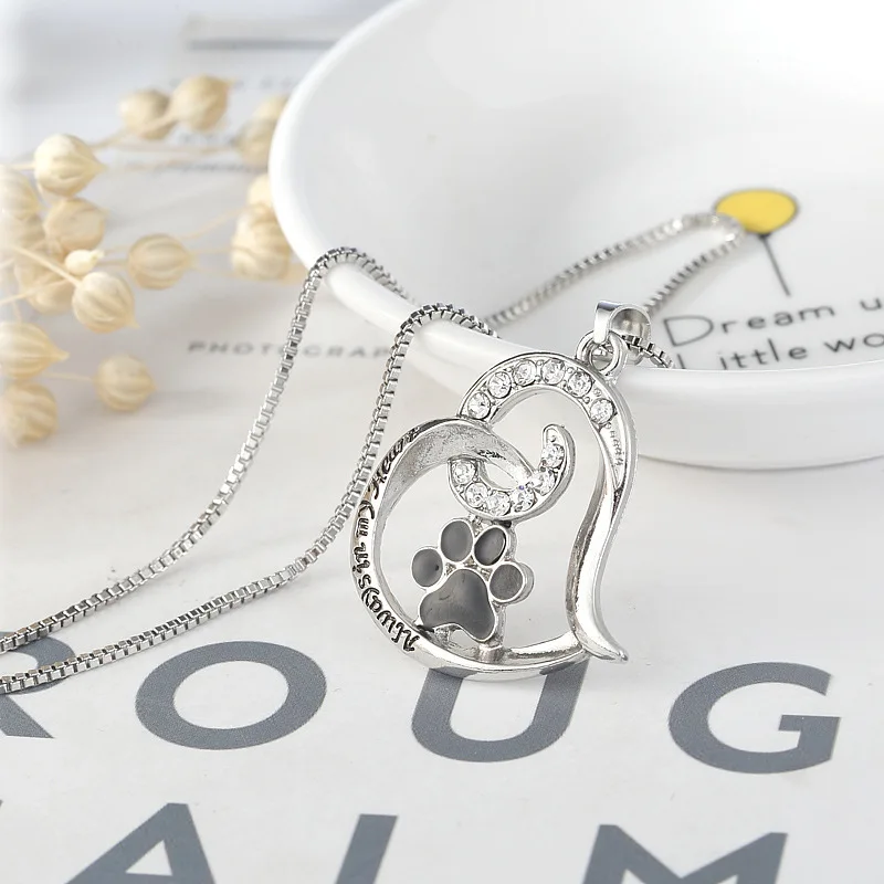 Ожерелье женское «всегда в моем сердце», ажурное колье с кулоном в виде лапы питомца, следов ног, милое животное, собака, кошка, сердце, бижут...
Ожерелье женское «всегда в моем сердце», ажурное колье с кулоном в виде лапы питомца, следов ног, милое животное, собака, кошка, сердце, бижут...