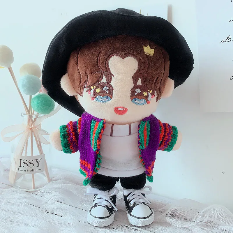 1PCS New Arrival Cute Doll Clothing Knitted Sweater Cardigan for EXO Doll 20cm Handmade Doll Clothes Doll Accessories
1PCS New Arrival Cute Doll Clothing Knitted Sweater Cardigan for EXO Doll 20cm Handmade Doll Clothes Doll Accessories