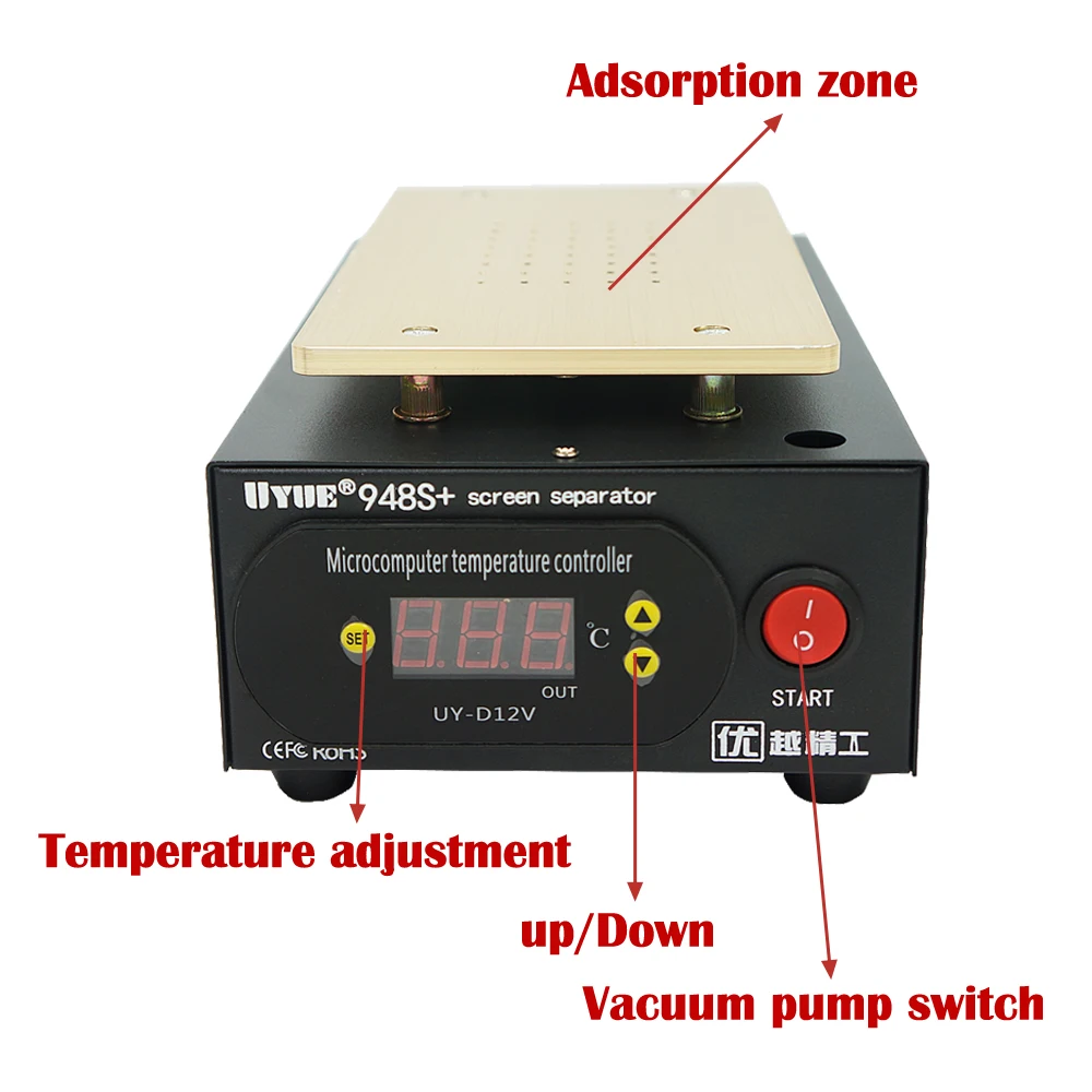 Built-in Pump Vacuum UYUE Screen LCD Separator Machine 948S+ | Инструменты