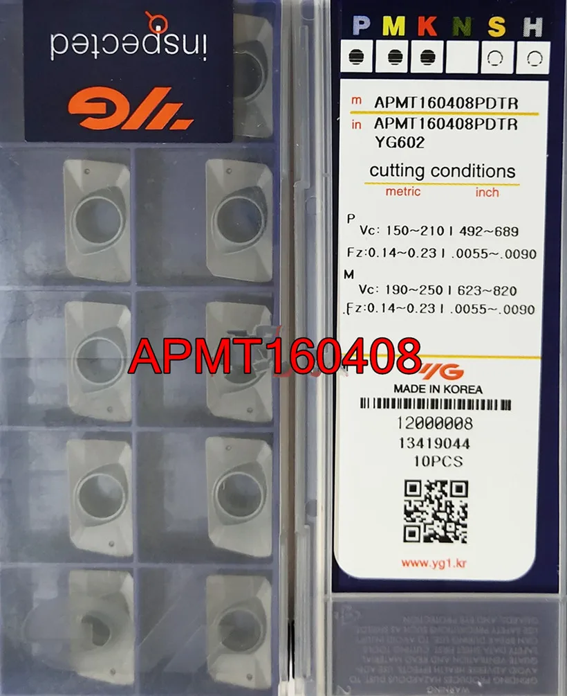 APMT113504PDTR APMT113508PDTR APMT160408PDTR YG602 100% оригинальная железная карбидная вставка APMT1135 APMT1604