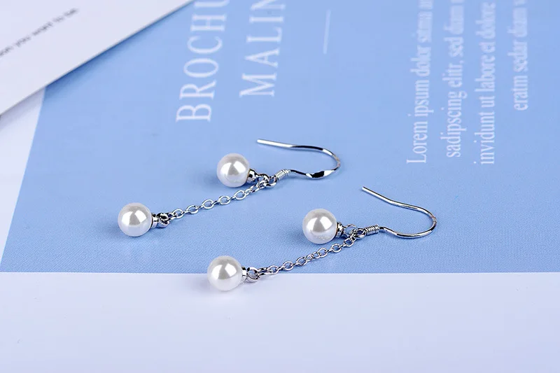WANGAIYAO Super fairy temperament pearl earrings wild fashion asymmetric tassel ear hook earrings
WANGAIYAO Super fairy temperament pearl earrings wild fashion asymmetric tassel ear hook earrings