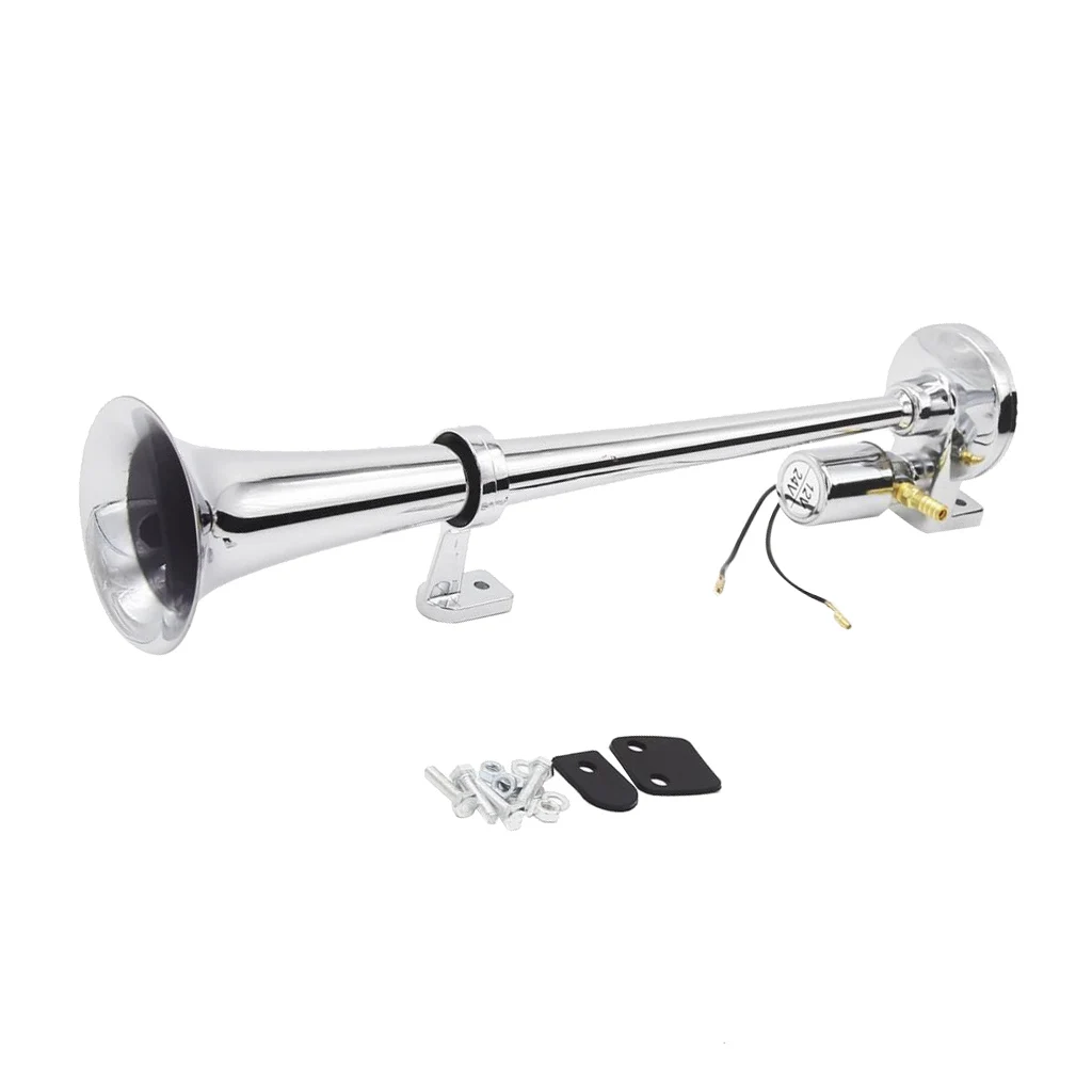 150dB Single Trumpet 18' Air Horn Compressor Kit for Car Truck 12/24V Plastic + Iron Long Service life, Reliable
150dB Single Trumpet 18' Air Horn Compressor Kit for Car Truck 12/24V Plastic + Iron Long Service life, Reliable