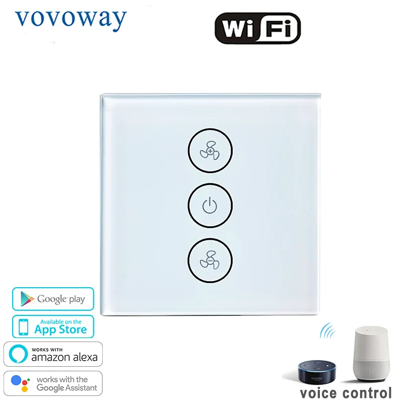 Wi Fi Fan Switch Smart Life APP пульт дистанционного управления европейский стандарт