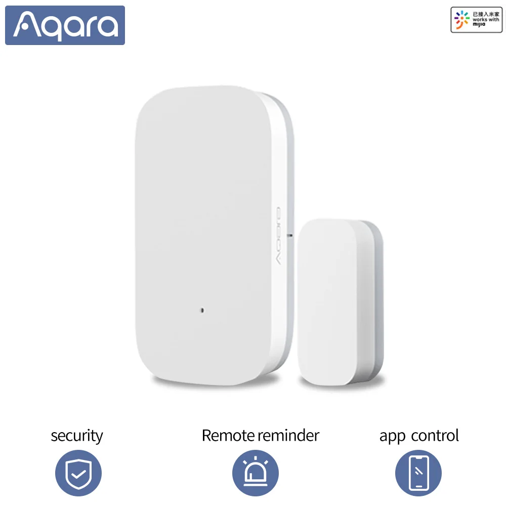 Aqara Door Window Sensor Zigbee Wireless Connection Smart Mini door sensor Multi-purpose Zigbee smart home MiHome app
Aqara Door Window Sensor Zigbee Wireless Connection Smart Mini door sensor Multi-purpose Zigbee smart home MiHome app