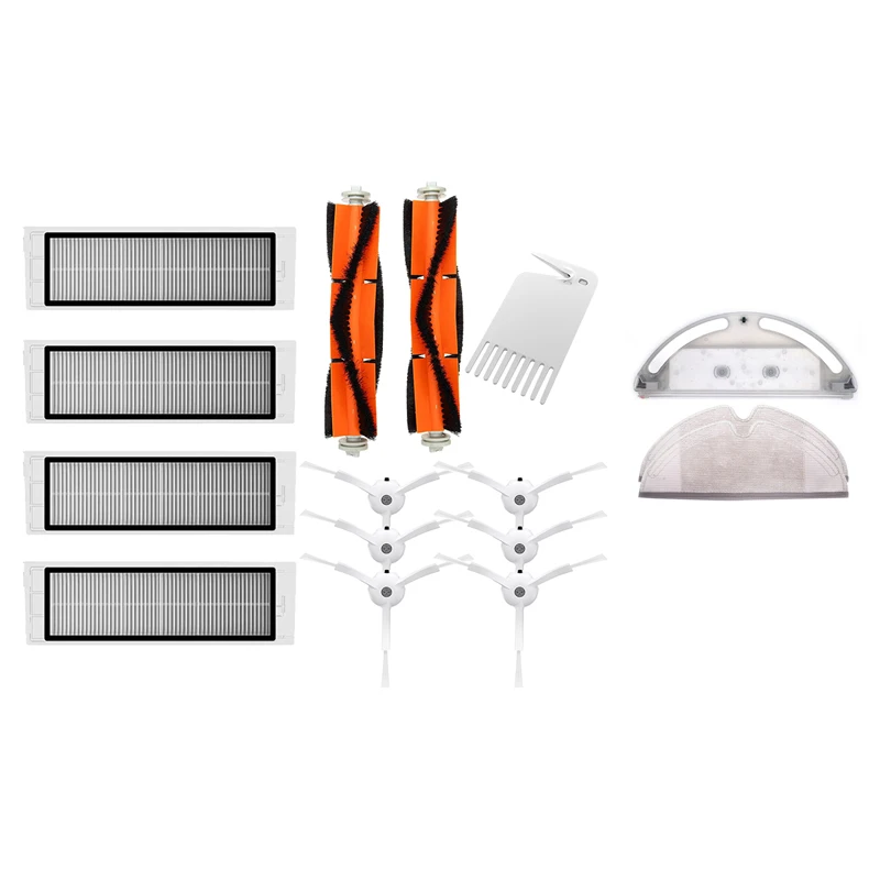 6X Side Brush +4X HEPA Filter For Xiaomi Vacuum Roborock S50 S51 S55 S5 & 1Set Water Tank + Mop Cloth Spare Parts
6X Side Brush +4X HEPA Filter For Xiaomi Vacuum Roborock S50 S51 S55 S5 & 1Set Water Tank + Mop Cloth Spare Parts