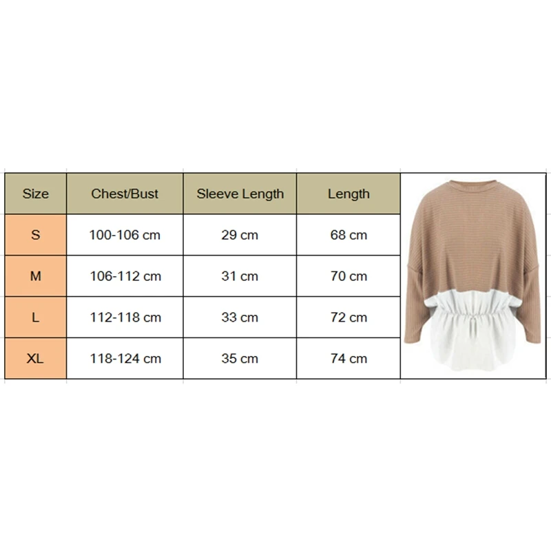 Women Autumn Long Batwing Sleeve Casual Shirt Ladies Round-neck Patchwork Ruffled Tops Blouse Plus Size
Women Autumn Long Batwing Sleeve Casual Shirt Ladies Round-neck Patchwork Ruffled Tops Blouse Plus Size