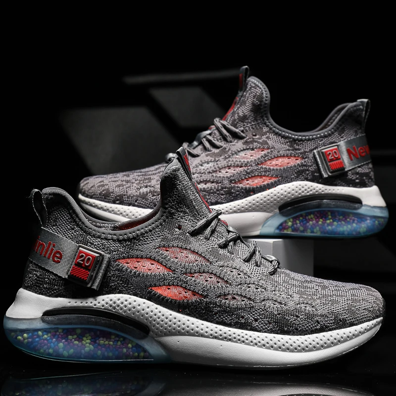 Korean Version Summer Breathable Men's Running Shoes Flying Line Particle Shock Absorption Jogging Shoes Cushioning Men Sneakers
Korean Version Summer Breathable Men's Running Shoes Flying Line Particle Shock Absorption Jogging Shoes Cushioning Men Sneakers