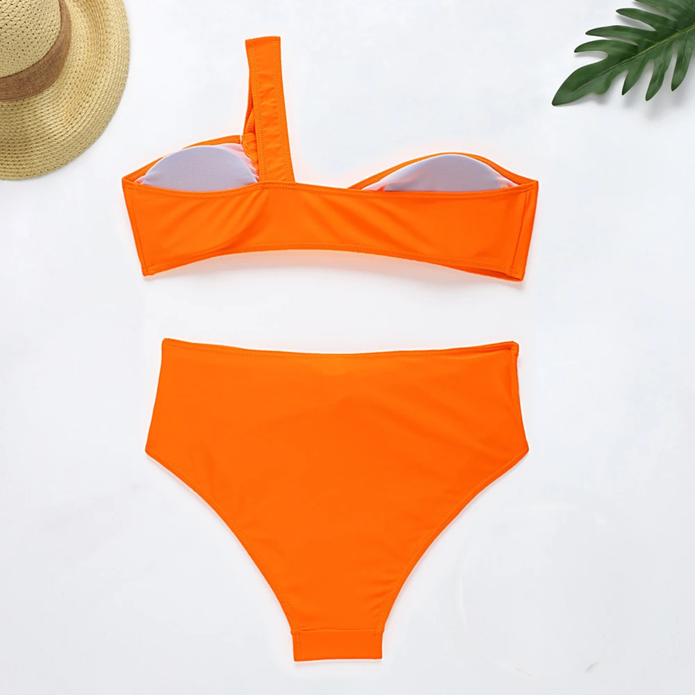 High Waist Bikini 2020 Sexy Hollow Out Swimwear One Shoulder Swimsuit Female Solid Bathing Suits Summer Beach Wear Swimming Suit
High Waist Bikini 2020 Sexy Hollow Out Swimwear One Shoulder Swimsuit Female Solid Bathing Suits Summer Beach Wear Swimming Suit
