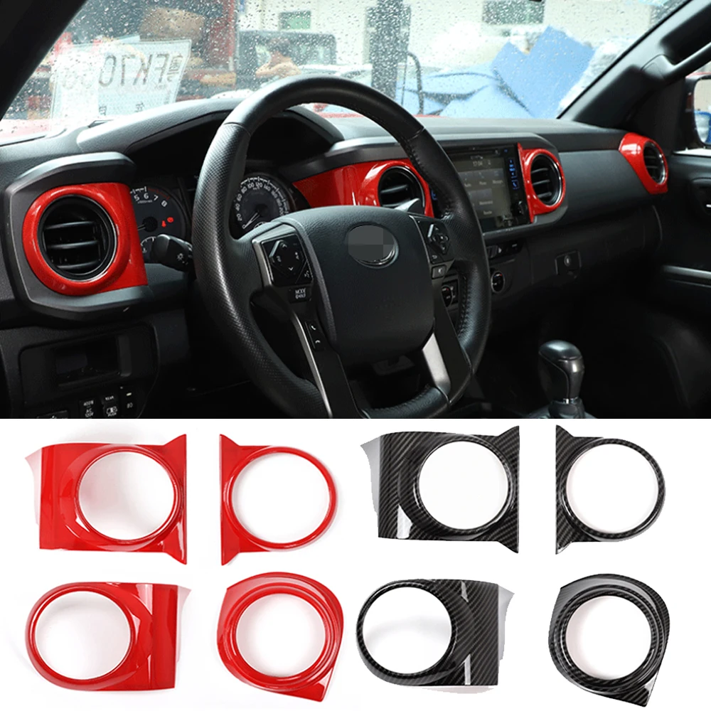 Fit for Toyota Tacoma 2016-2021 ABS Central Control Air Vent Outlet Cover Decoration Trim Interior Car Accessories
Fit for Toyota Tacoma 2016-2021 ABS Central Control Air Vent Outlet Cover Decoration Trim Interior Car Accessories