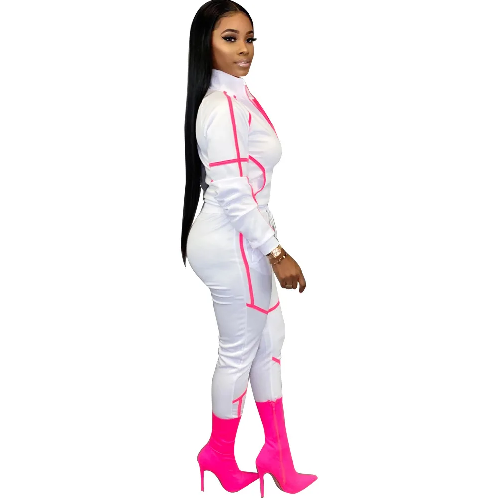 Neon Green Striped Patchwork Tracksuit Women 2 Piece Set Front Zipper Long Sleeve Jackets + Drawstring Sporty Jogger Club Outfit
Neon Green Striped Patchwork Tracksuit Women 2 Piece Set Front Zipper Long Sleeve Jackets + Drawstring Sporty Jogger Club Outfit