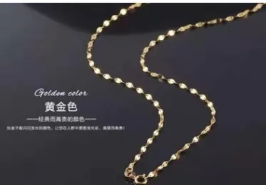 18K Gold Necklace For Women AU 750 Jewelry 3 Colors Rose Gold Yellow Gold White Gold 45cm 
18K Gold Necklace For Women AU 750 Jewelry 3 Colors Rose Gold Yellow Gold White Gold 45cm
