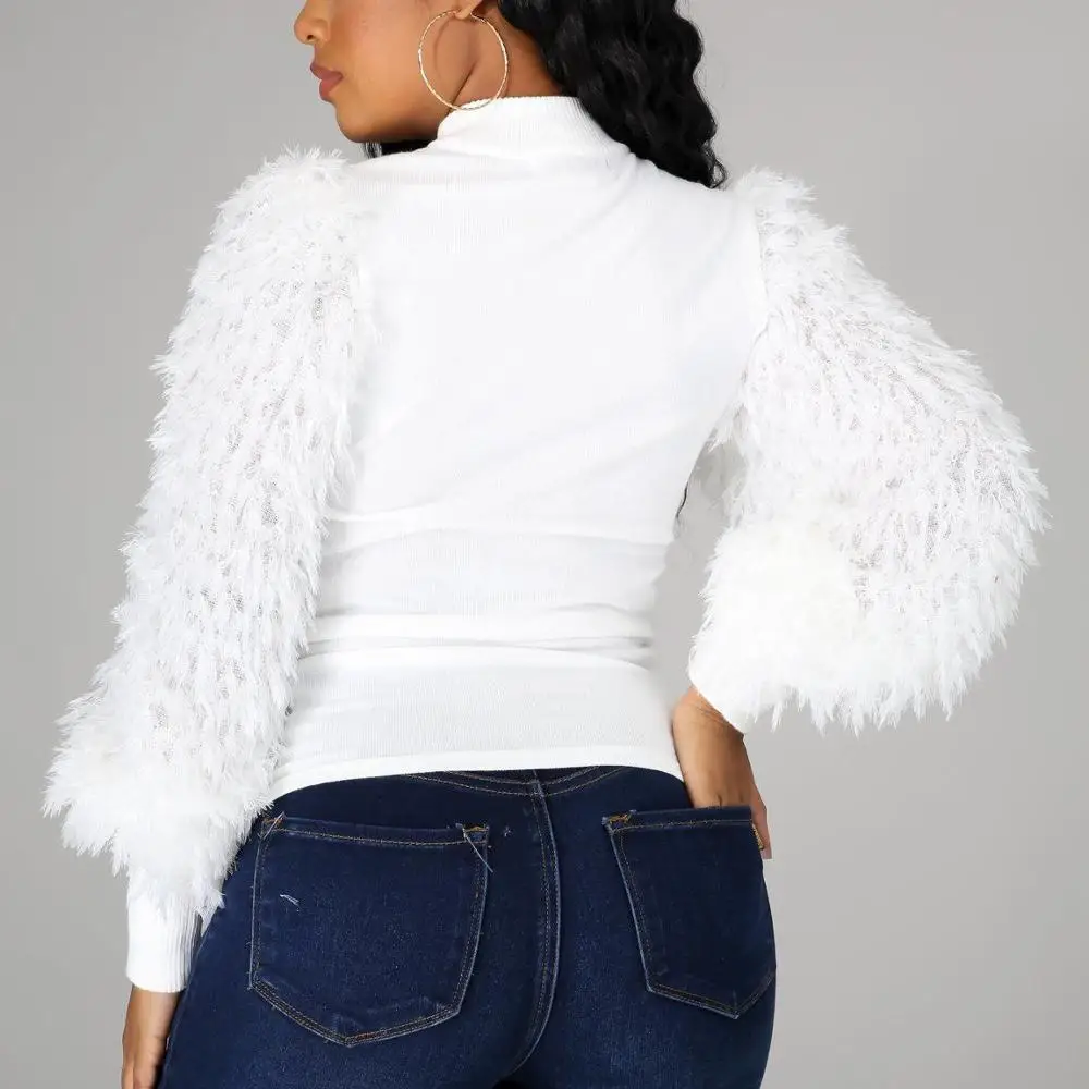 Women's Winter Shirt Long Sleeve 2011 New White Black Round Neck Slim Causal Everyday Wear Fashion Top Shirt High Quality
Women's Winter Shirt Long Sleeve 2011 New White Black Round Neck Slim Causal Everyday Wear Fashion Top Shirt High Quality