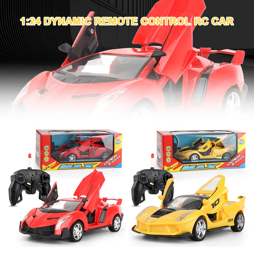 Remote Control RC Car 5-Channel Drifting Sports Car with Headlight Movable Doors Gift for Boys and Adults
Remote Control RC Car 5-Channel Drifting Sports Car with Headlight Movable Doors Gift for Boys and Adults