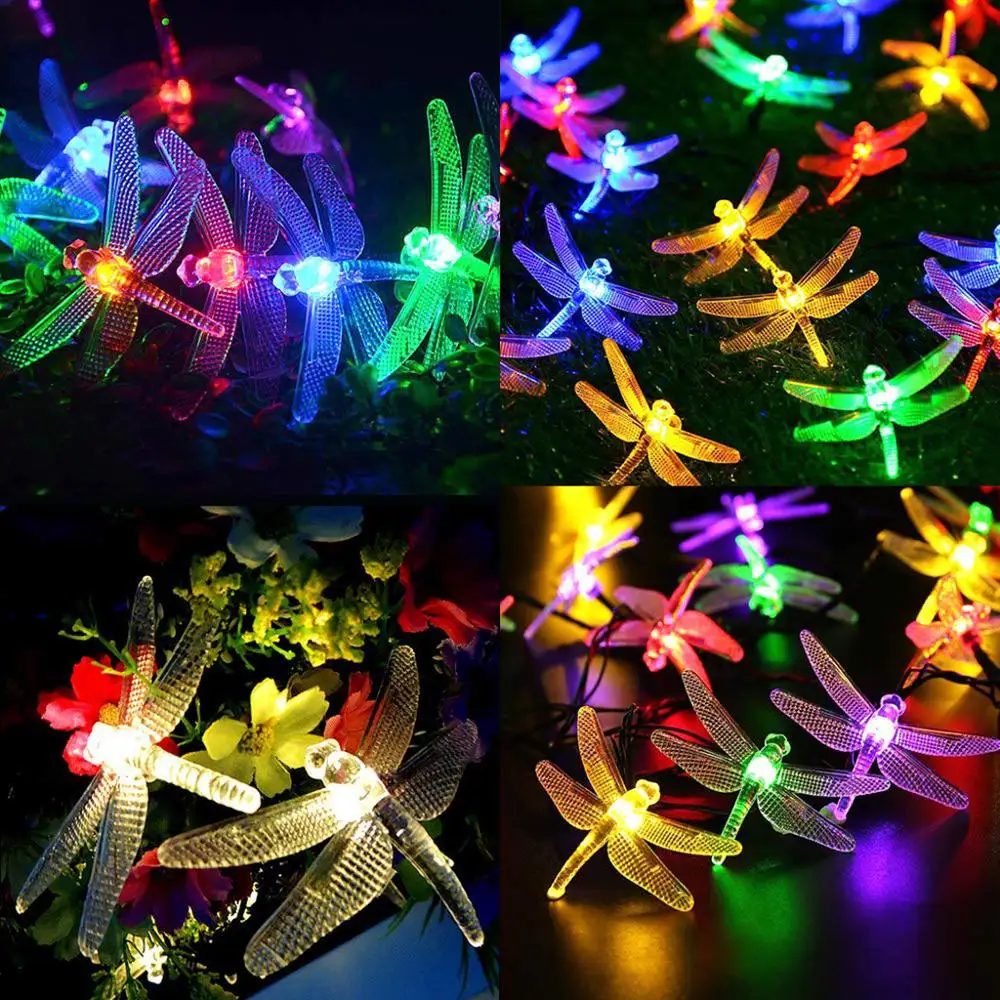 Solar Lights 20 LED 4.8M Solar Dragonfly Fairy String Lights for Xmas Party garden Decorations Outdoor Solar Lamp CD
Solar Lights 20 LED 4.8M Solar Dragonfly Fairy String Lights for Xmas Party garden Decorations Outdoor Solar Lamp CD