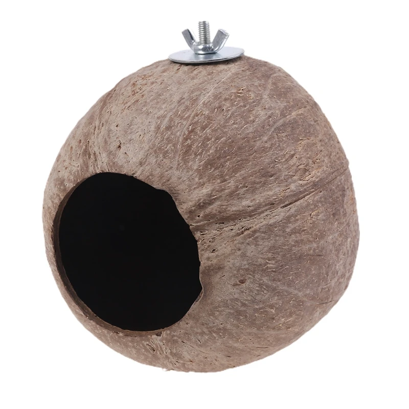 Parrot Nest Natural Coconut Shell House Cage Feeder Parakeet Birds Squirrel Hamster Toys Pet Breed Decoration Supplies P82D
Parrot Nest Natural Coconut Shell House Cage Feeder Parakeet Birds Squirrel Hamster Toys Pet Breed Decoration Supplies P82D