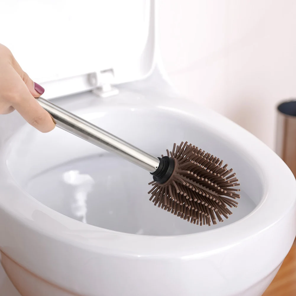 Bathroom Long Handle Durable Replacement Scrub Silicone Home Use Stainless Steel Cleaning Tool Accessories Toilet Brush Portable
Bathroom Long Handle Durable Replacement Scrub Silicone Home Use Stainless Steel Cleaning Tool Accessories Toilet Brush Portable