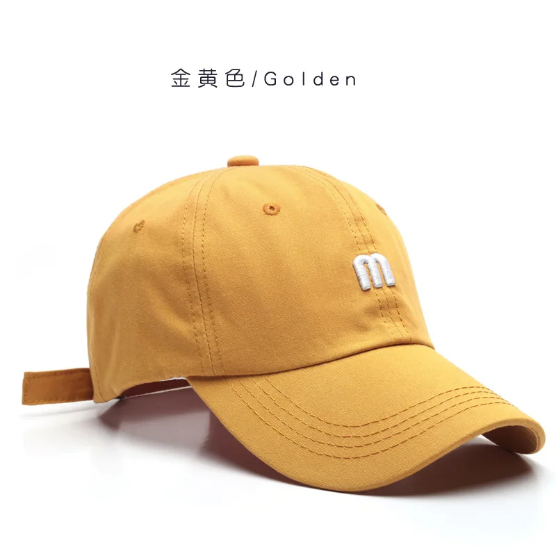 Femal and Male Hat M Letter Embroidery Caps Men All-match Curved Brim Cotton Soft Top Sunhat Fashion Simple Female Baseball Cap
Femal and Male Hat M Letter Embroidery Caps Men All-match Curved Brim Cotton Soft Top Sunhat Fashion Simple Female Baseball Cap