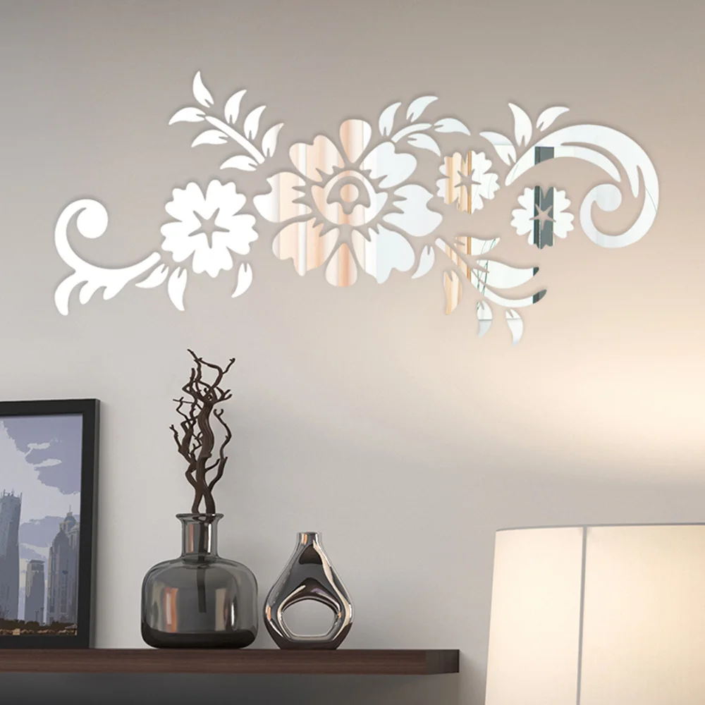 3D Mirror Floral Acrylic Wall Sticker Removable Mural Decal Home Living Room Bedroom Decor Wall Art Home Decoraion Accessories
3D Mirror Floral Acrylic Wall Sticker Removable Mural Decal Home Living Room Bedroom Decor Wall Art Home Decoraion Accessories