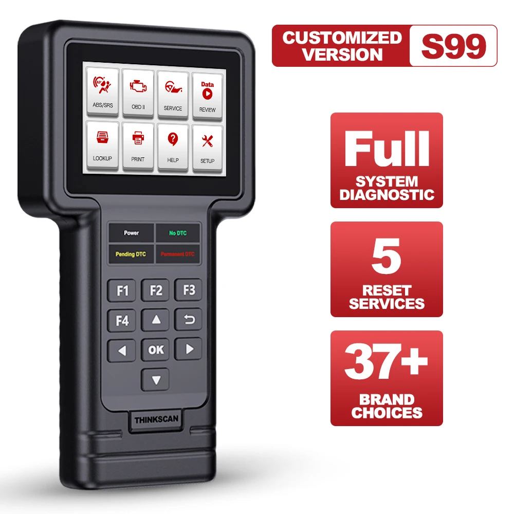THINKCAR Thinkscan S99 автомобильный диагностический инструмент для самостоятельной сборки, 1 бренд OBD2, полный считыватель кодов системы, фотография/...
THINKCAR Thinkscan S99 автомобильный диагностический инструмент для самостоятельной сборки, 1 бренд OBD2, полный считыватель кодов системы, фотография/...