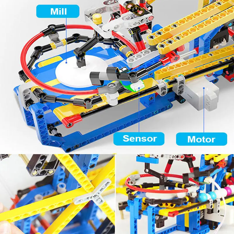 Новые игрушки Marble Run трасса с шариковой дорожкой и мраморными дорожками